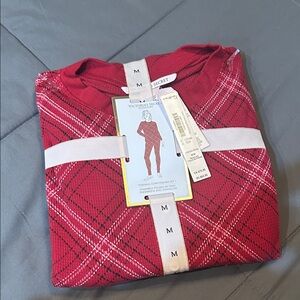 Victoria's Secret Red and White Plaid Sleepwear